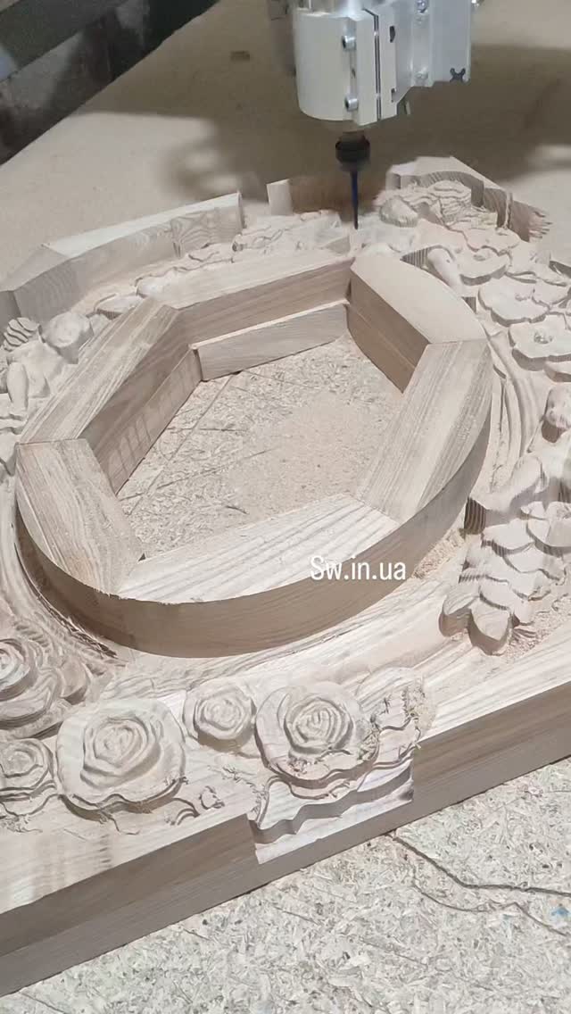 3D ЧПУ різьблення та декори з масиву дерева Swood
